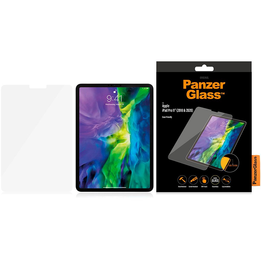 PanzerGlass Case Friendly beskyttelsesglas t/iPad Pro (2018/2020) 11&quot; transparent