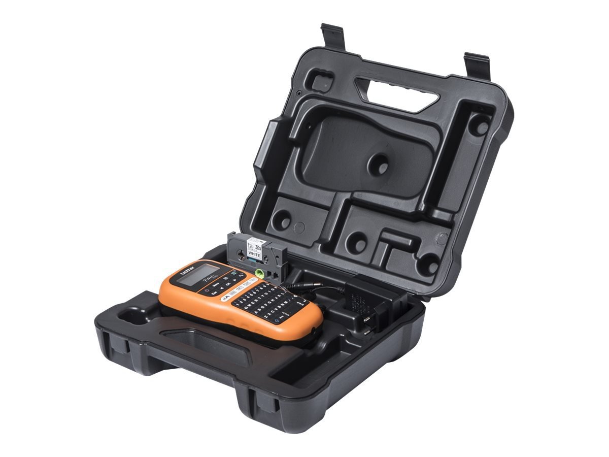 Brother PT-E110VP labelmaskine orange