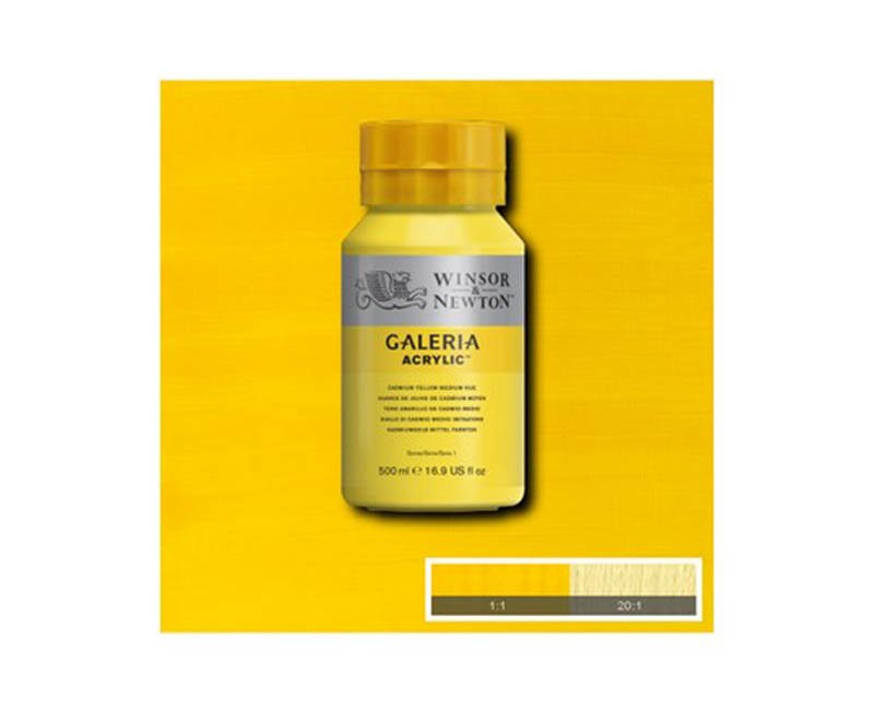 Galeria acryl 500 ml cad.yellow m. hue
