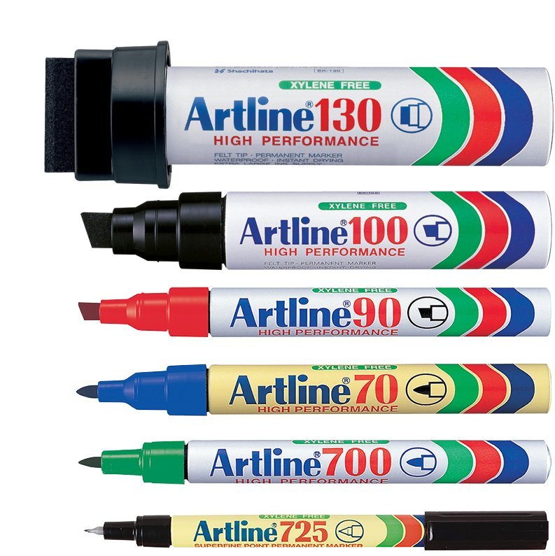 Artline EK725 Permanent marker , Rund spids 4