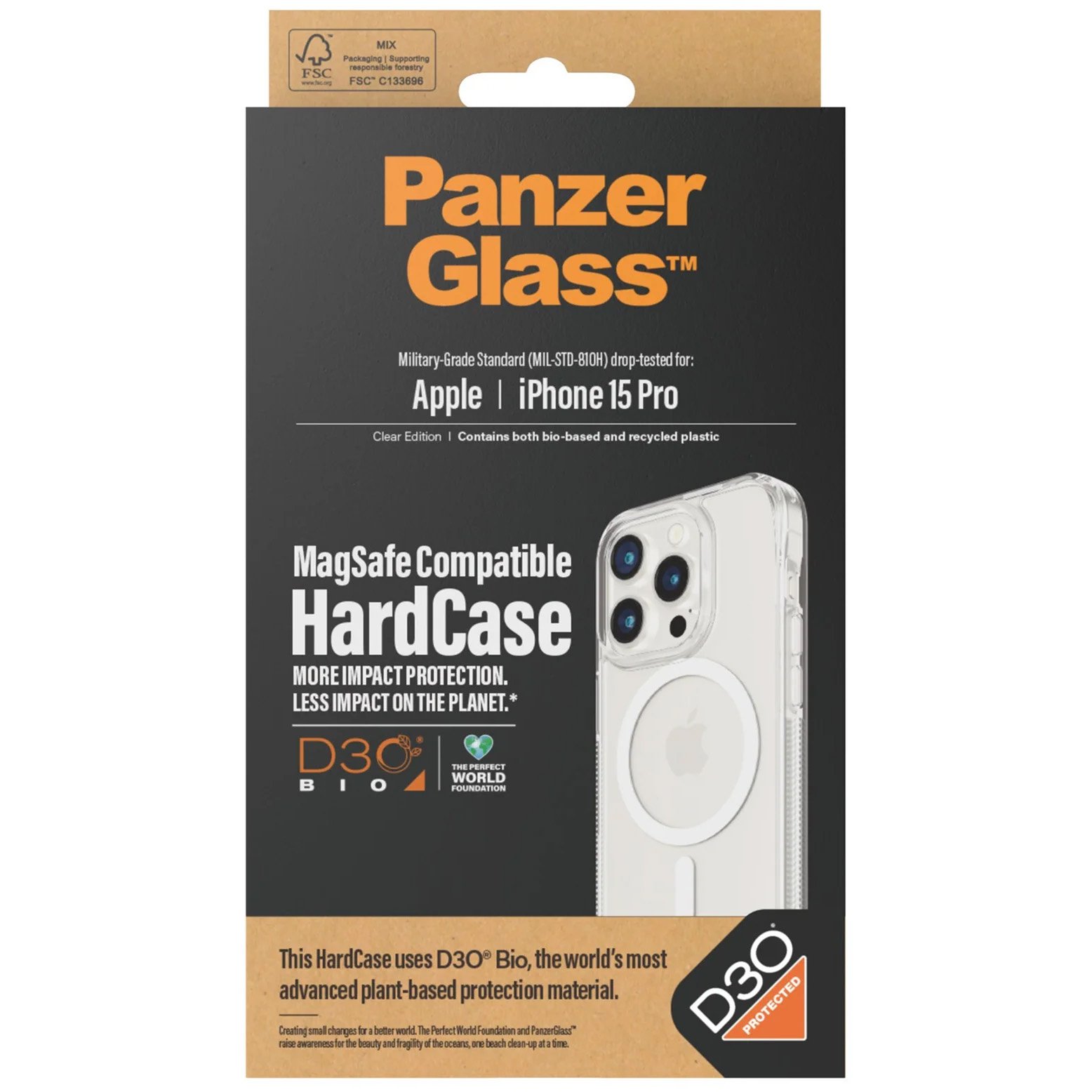 PanzerGlass HardCase t/iPhone 15 Pro
