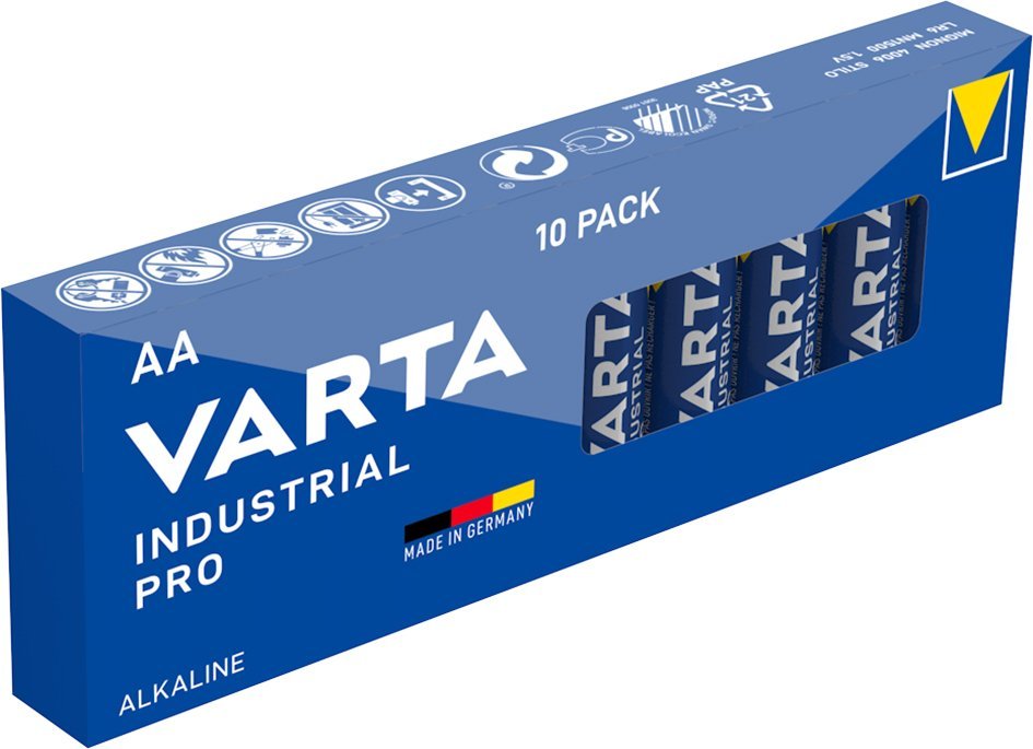 VARTA Industrial batteri AA/LR6 1.5 v 10 stk