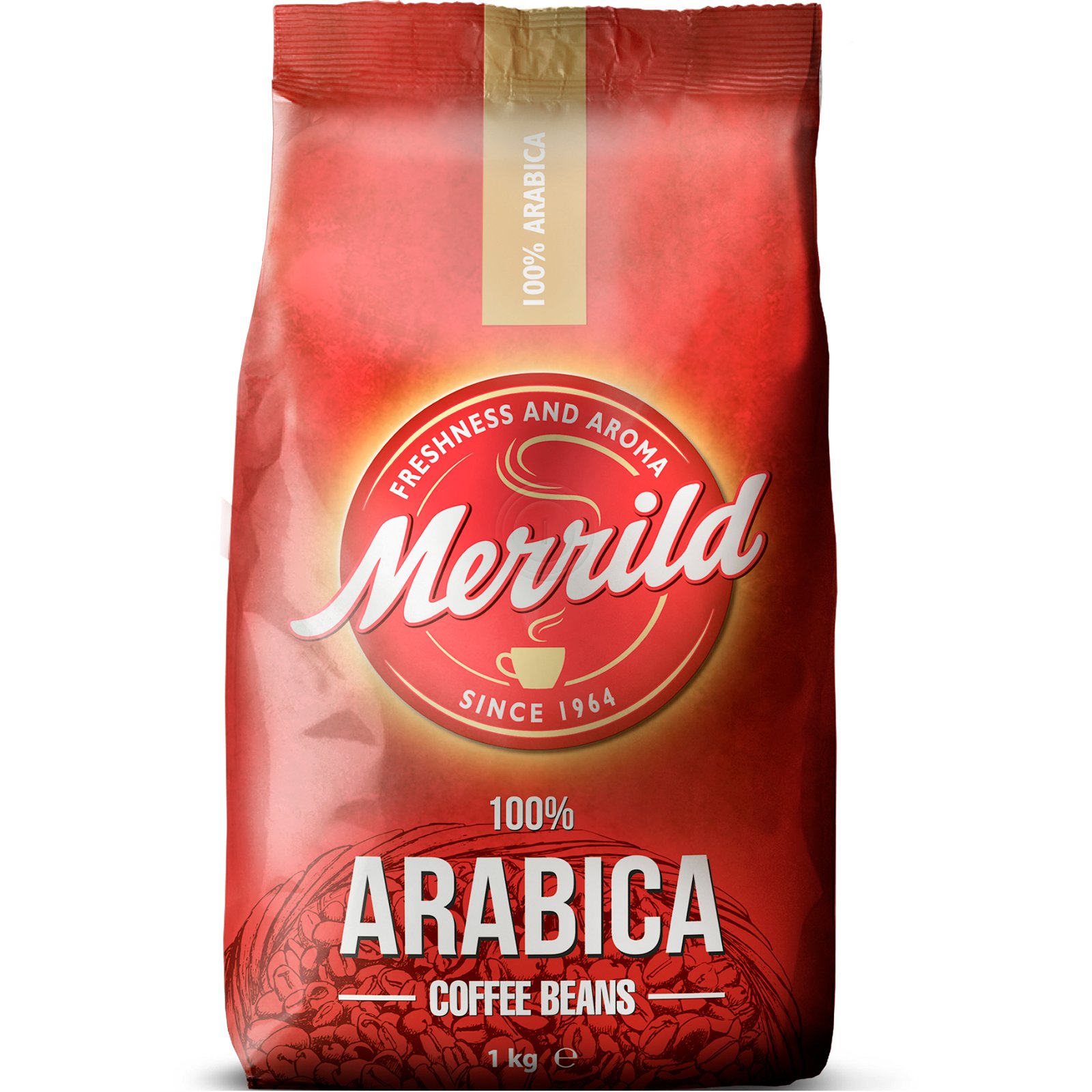 Merrild Mocca kaffe 1.000 g Hele bønner