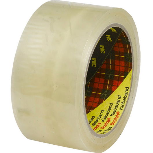 3M 6890 pakketape PVC L:66m B:25mm klar