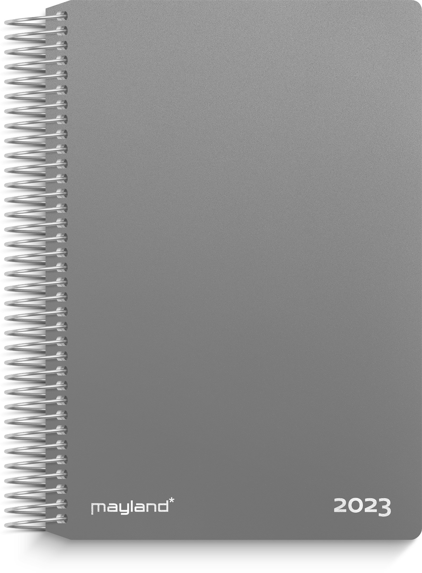 Mayland Dagkalender PP-plast 2023 gra B13.5 cm x L18 cm