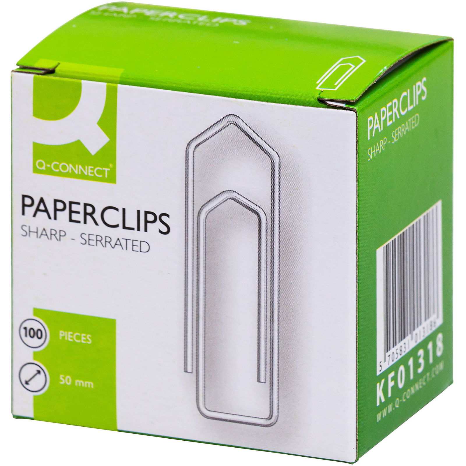 Q-connect 50 mm clips 100 stk