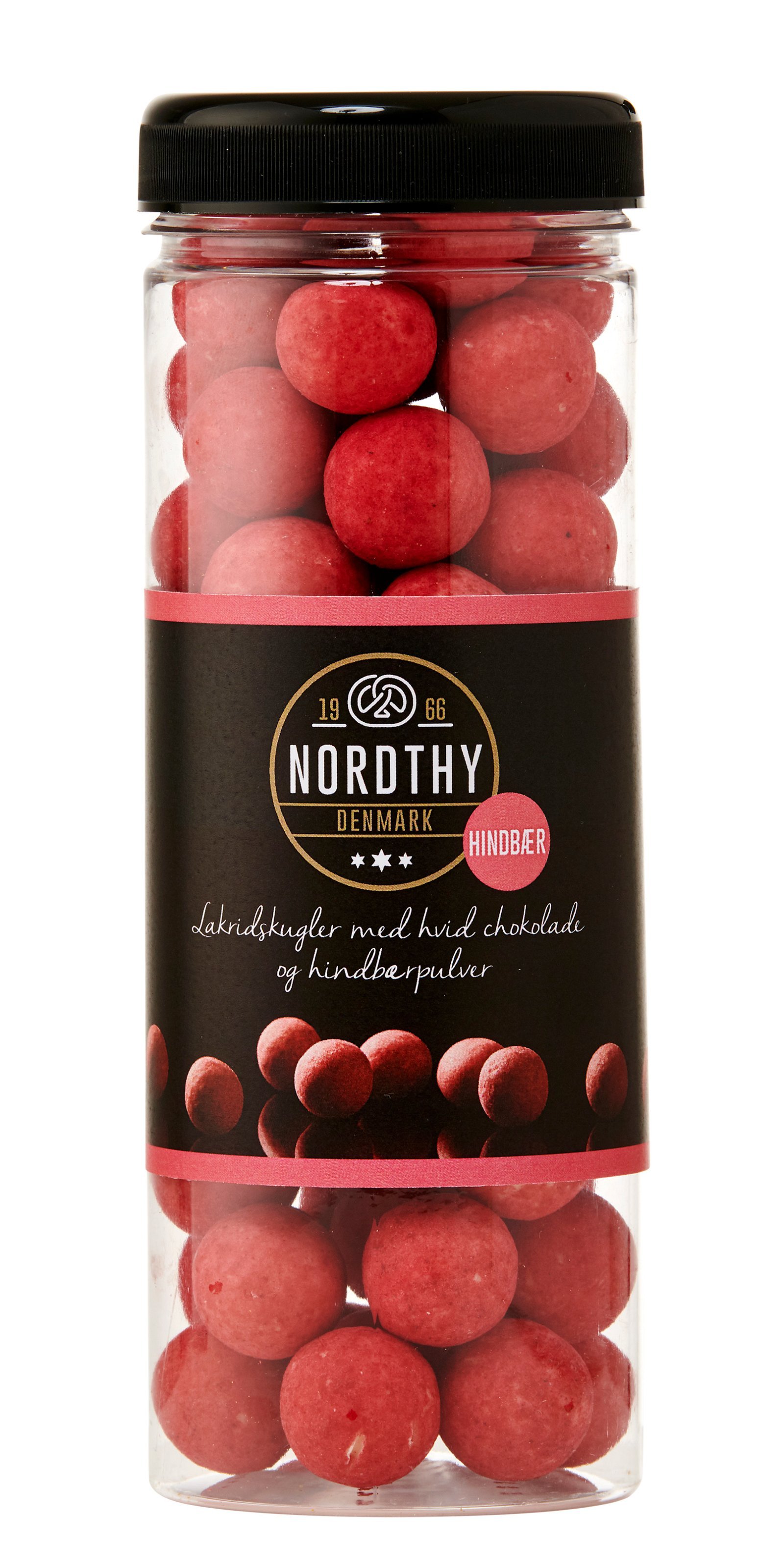Nordthy Lakridskugler Hindbær 300 g