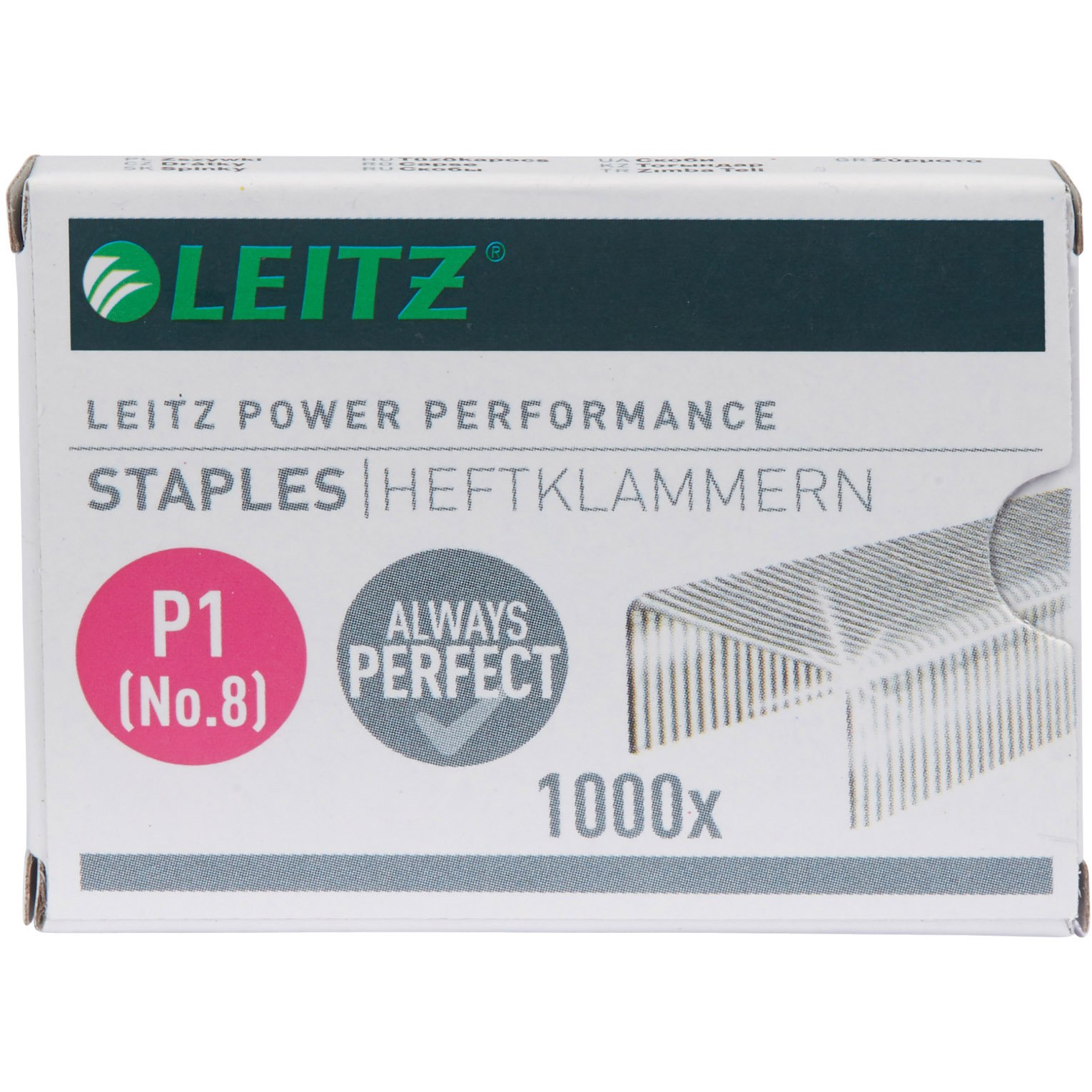 Leitz Power Performance hæfteklammer Nr. 8 P1