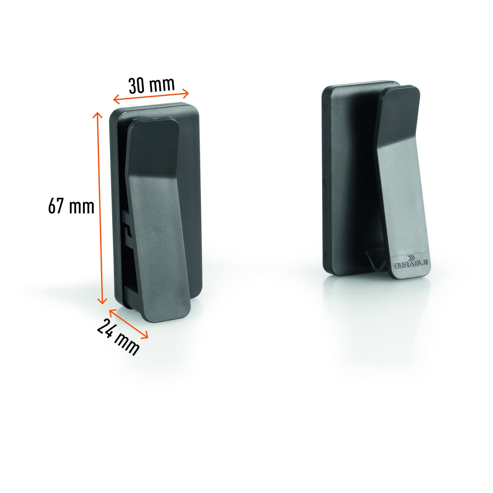 Durable Visioclip universal vægbeslag t/tablet &amp; smartphone gra 104 mm x 53 mm