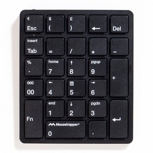 Mousetrapper NumPad tastatur trådløs sort