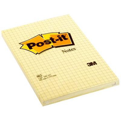 Post-it notes 152 mm gul 100 ark