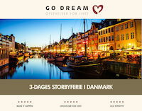 GoDream 3-dags storbyferie i Danmark