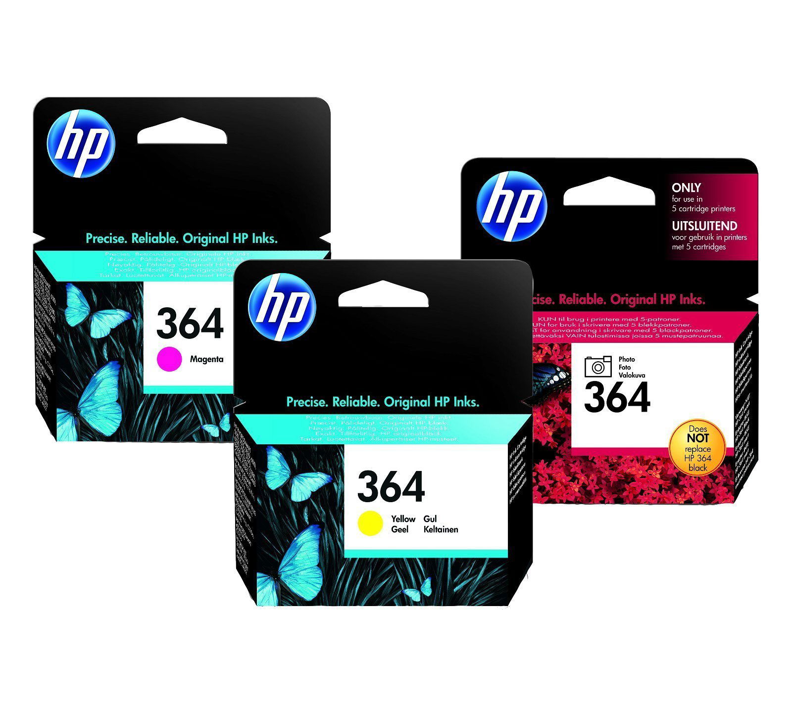 HP 364 CB316EE Sort Blækpatron, 250 sider