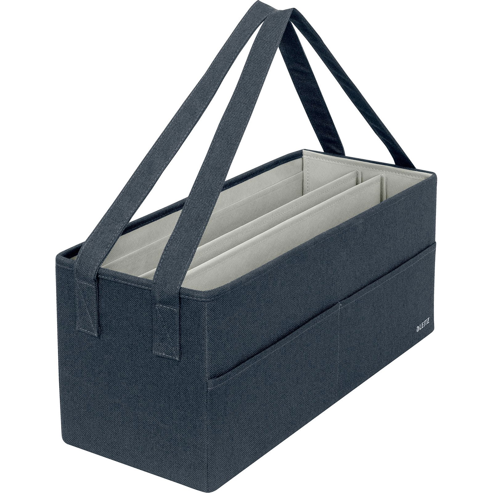Leitz Hot-Desking arbejdstaske fløjlsgrå 200x465x210mm