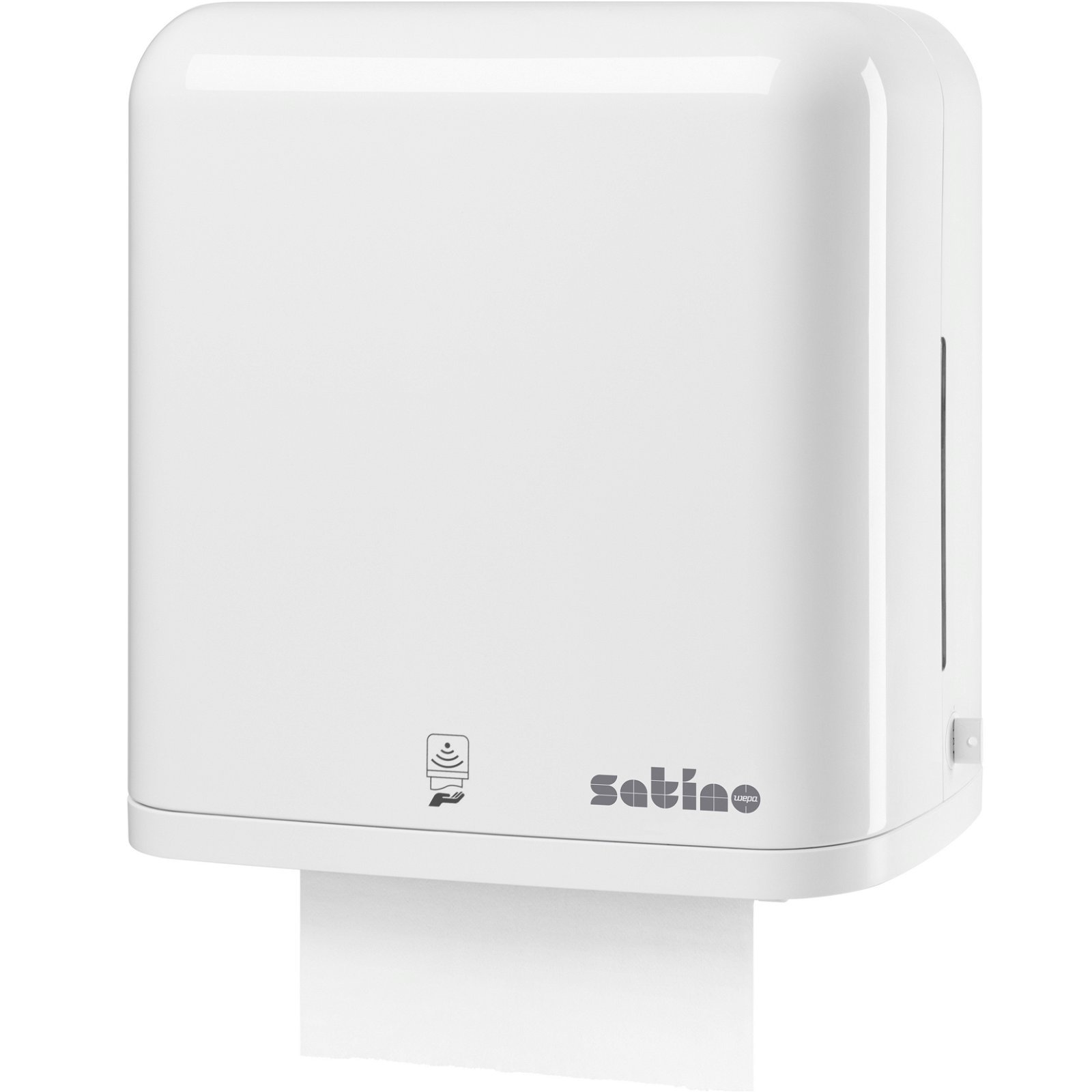 Satino Touch free dispenser t/håndaftørring hvid