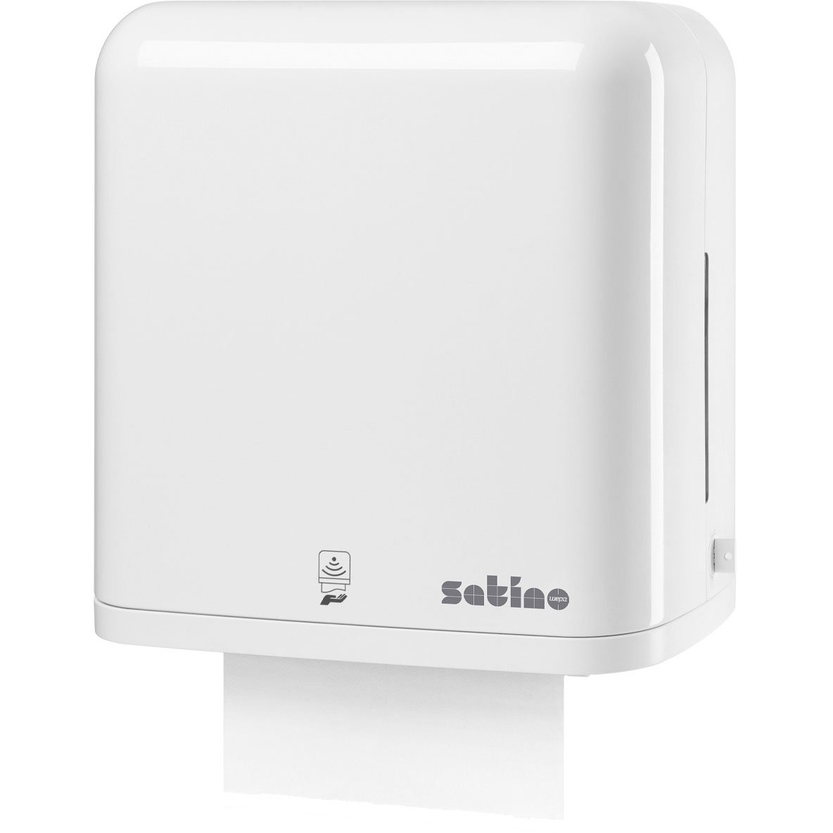 Satino Touch free dispenser t/håndaftørring hvid