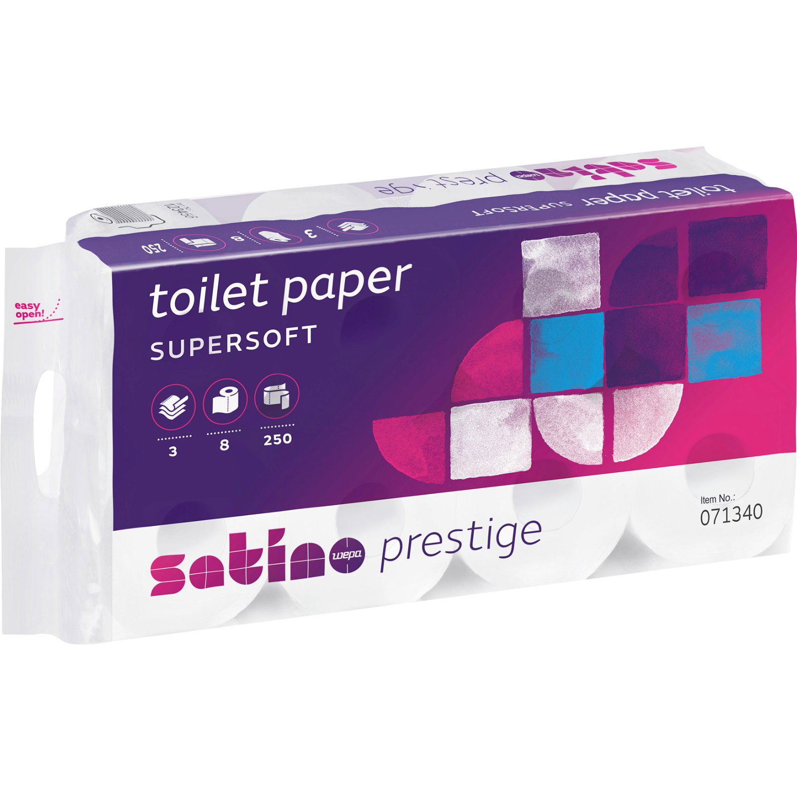 Satino Prestige toiletpapir hvid 3Lag