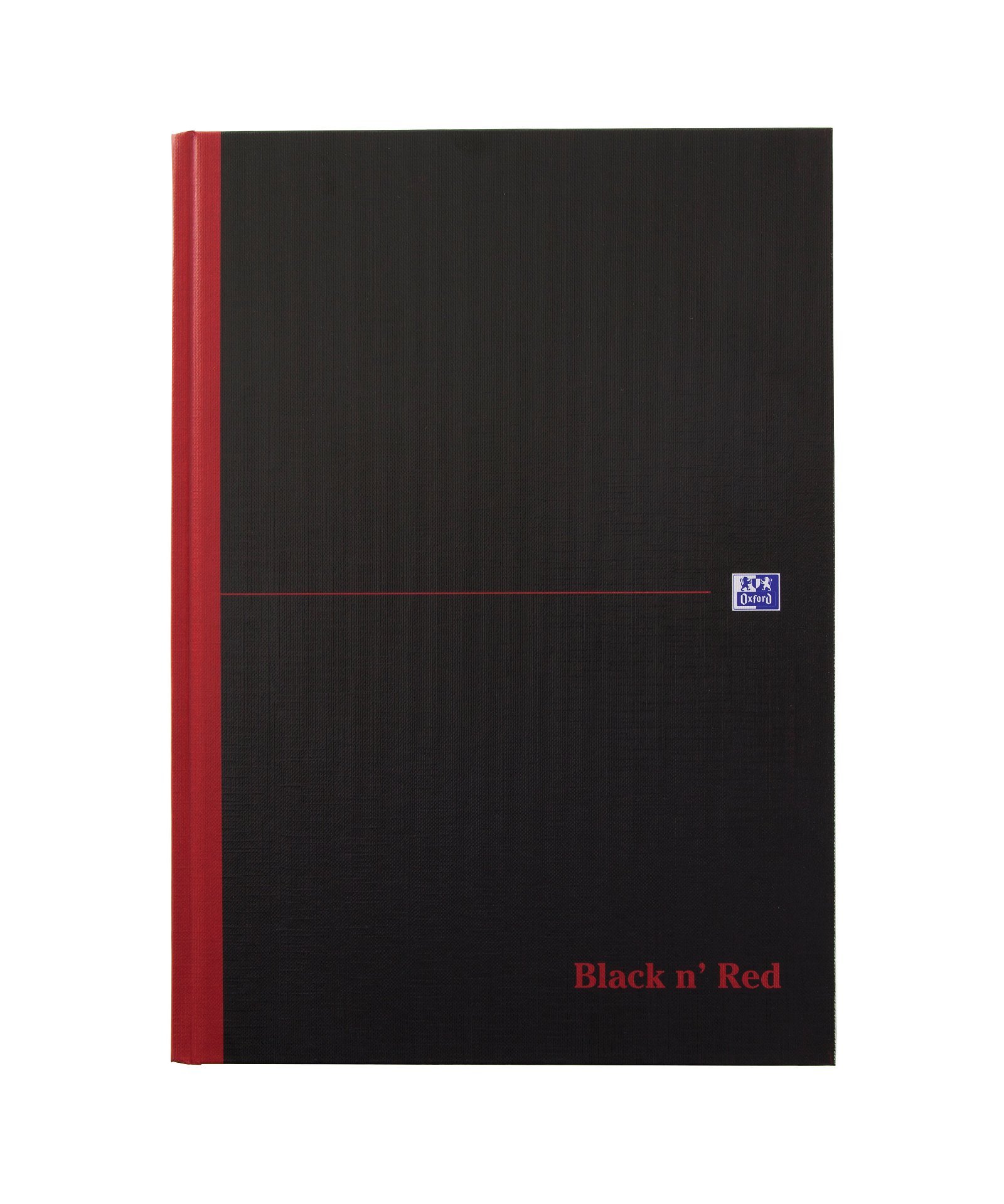 Oxford Black n' Red notesbog A4 90 g sort