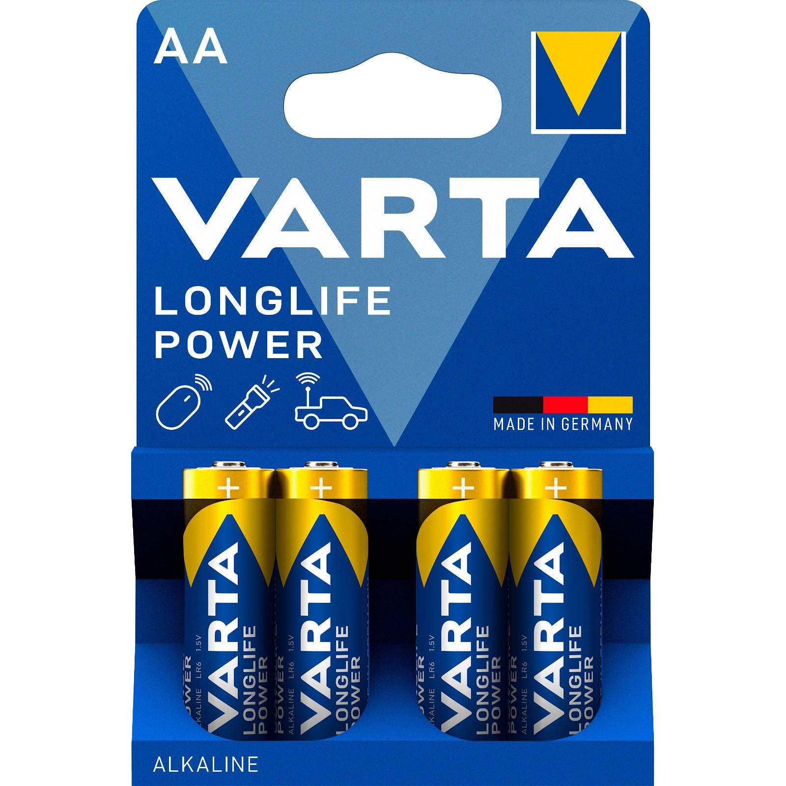 VARTA LongLife Power batteri AA/LR6 1.5 v 4 stk
