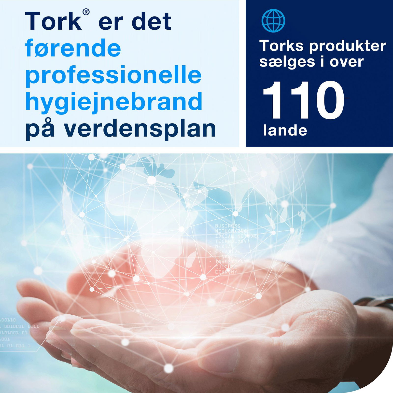 Tork 127107 Basic aftørringspapir W1 gul