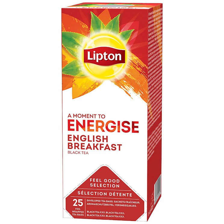 Lipton English Breakfat te English Breakfast 25 stk English Breakfast