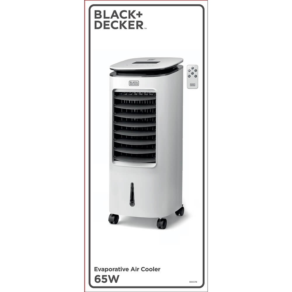 Black & Decker luftkøler m/LED display 65W hvid