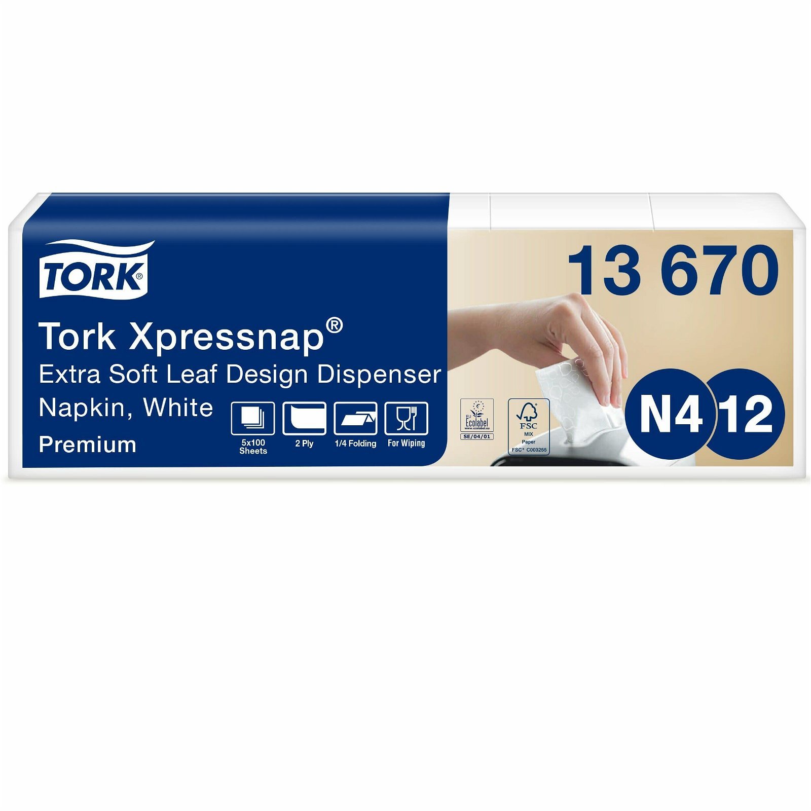 Tork Xpressnap Premium Extra Soft servietter