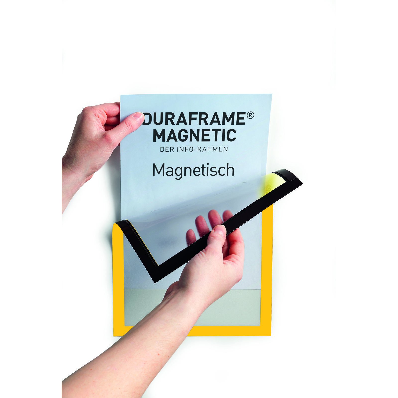 Durable Duraframe Magnetic magnetramme A4 gul 5stk