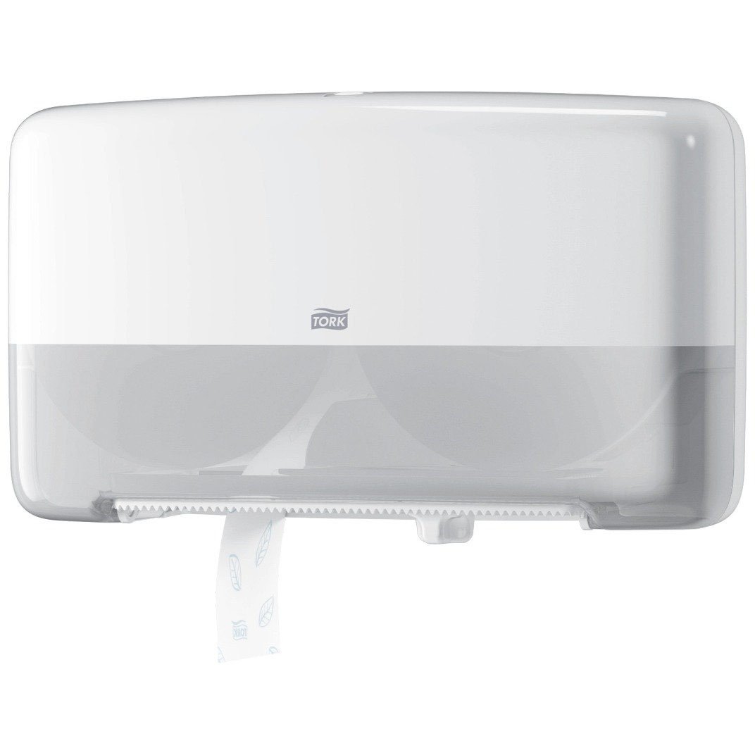 Tork 555500 T2 Jumbo toiletpapirdispenser hvid