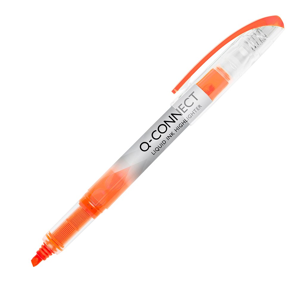 Q-connect Liquid tekstmarker orange 