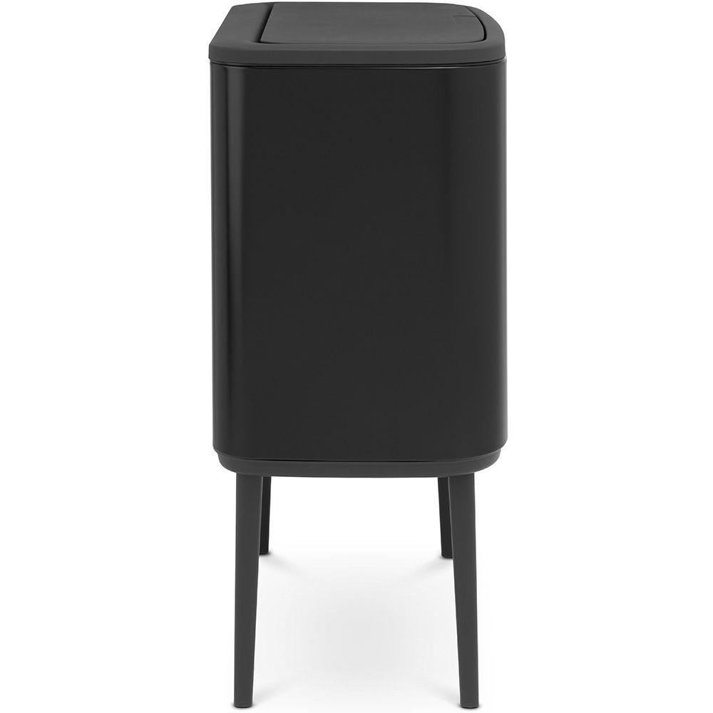 Brabantia BO vippelågsspand 11+23L Matt Black