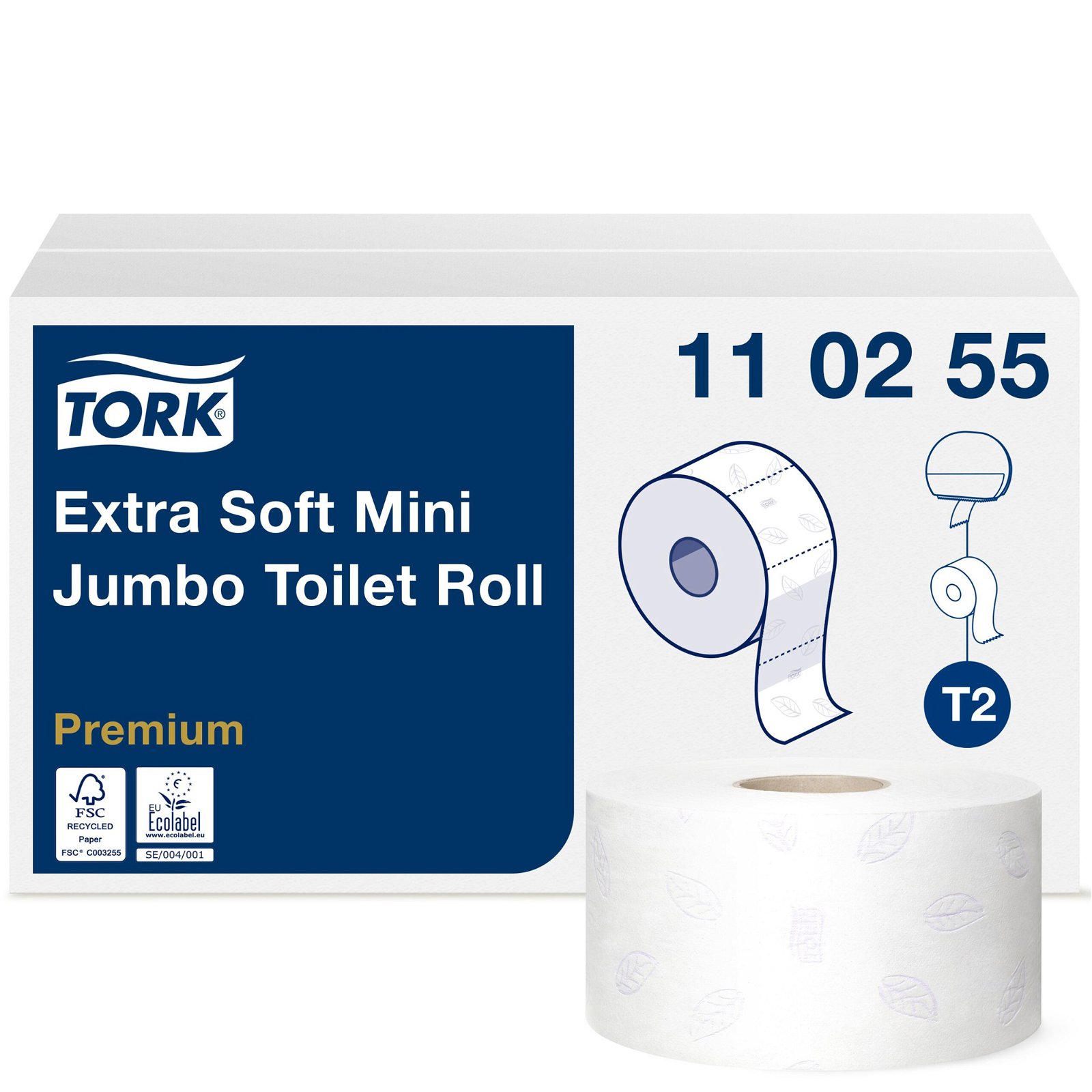 Tork Premium toiletpapir hvid 3Lag T2