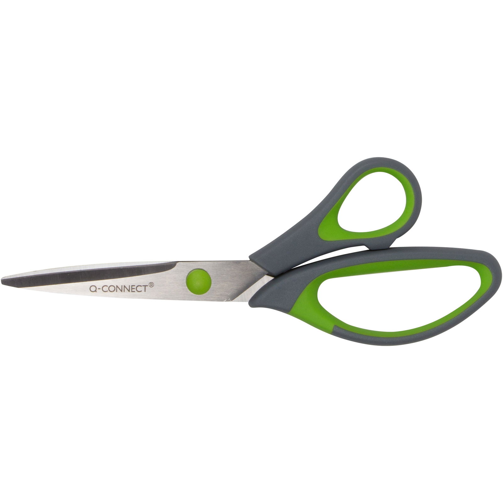 Q-connect SoftGrip saks 200mm grå