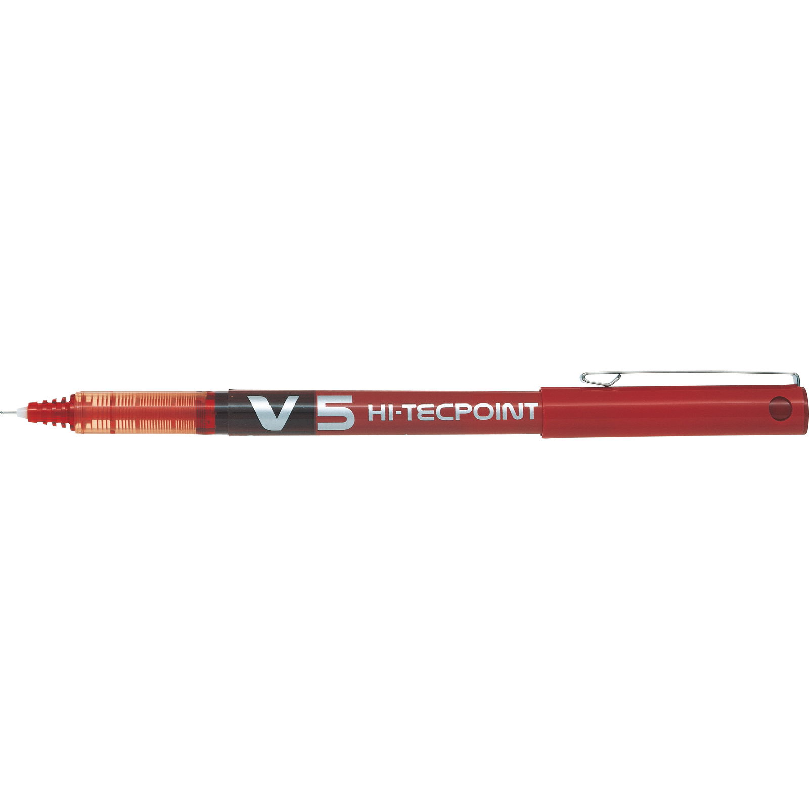 Pilot V5 Hi-Techpoint kuglepen 0,5mm rød