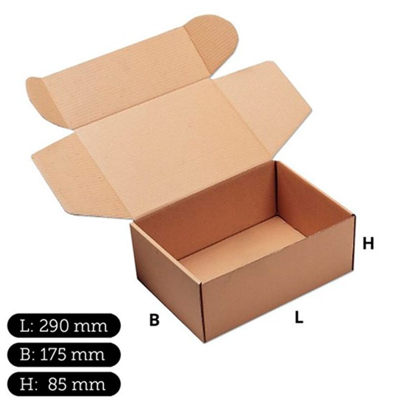 Postæske 290x175x85mm 4mm
