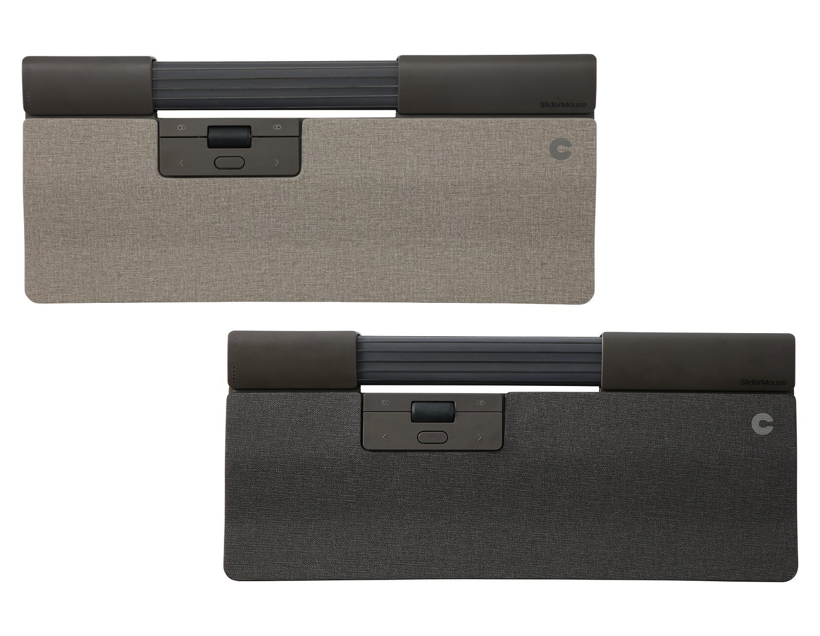 Contour SliderMouse Pro Regular Wireless ergonomisk mus sort;morkegra B:38.3 cm