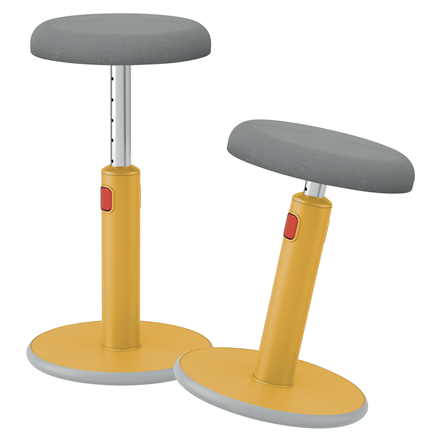 Leitz Ergo Cosy Active Sid-stå balancestol 2 i 1, gul