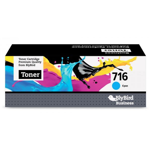 BlyBird 716 1979B002 Cyan Lasertoner, 1.500 sider