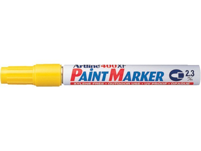 Artline EK400 paintmarker , skrivebredde: 203 gul