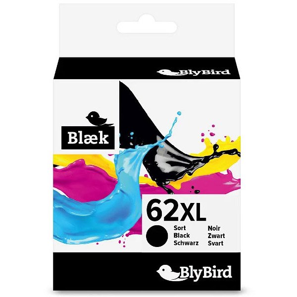 Blybird 62XL blækpatron black