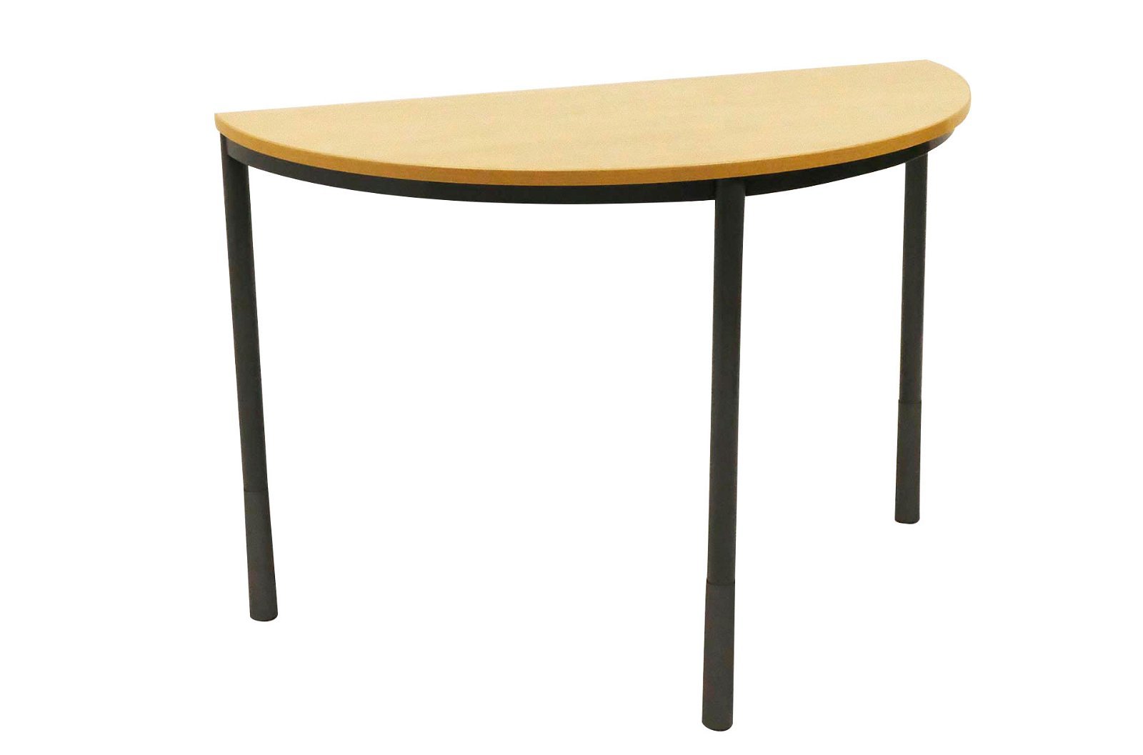 Kinnarps Undervisningsbord halv-ø 120cm. birk-grå