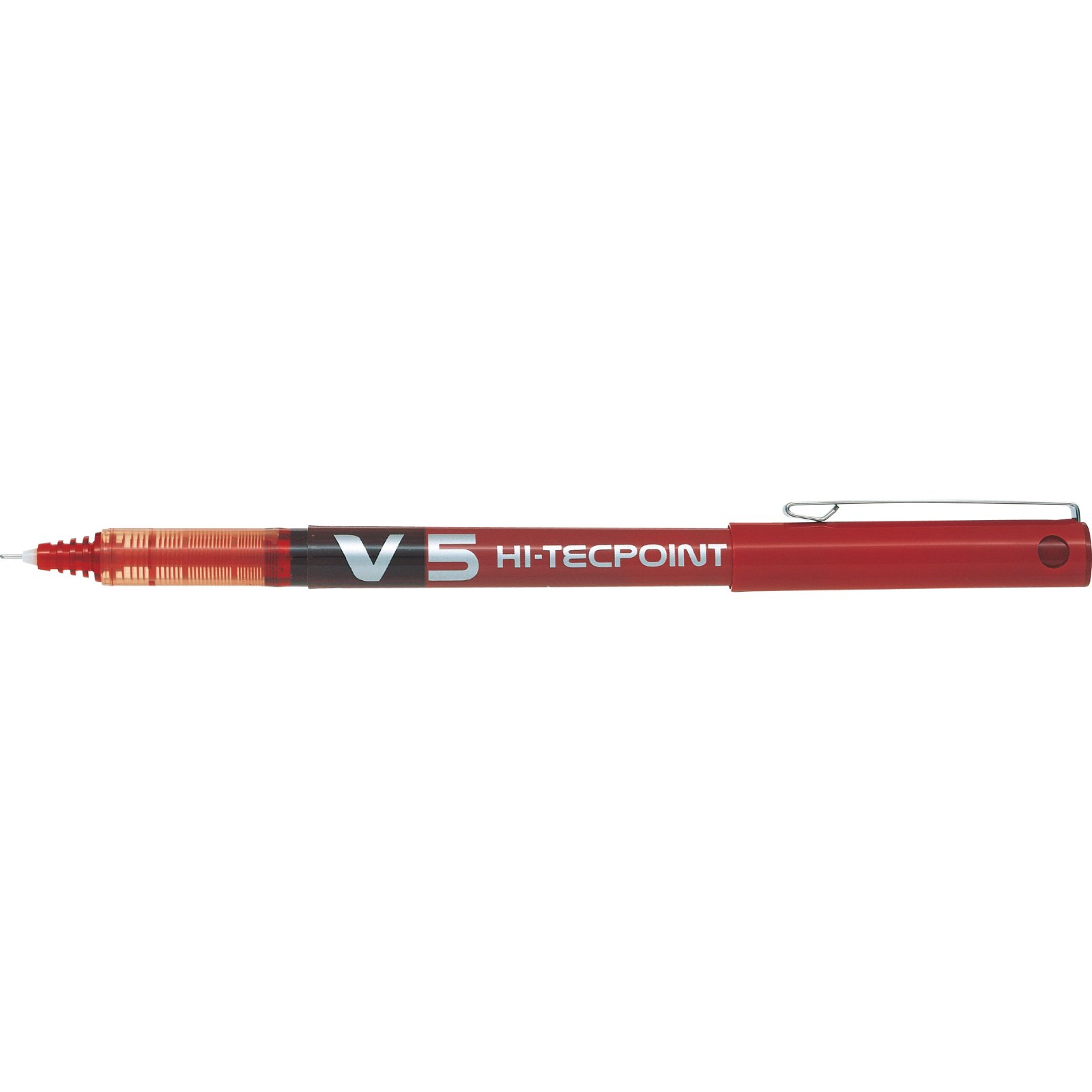 Pilot V5 Hi-Techpoint kuglepen 0,5mm rød