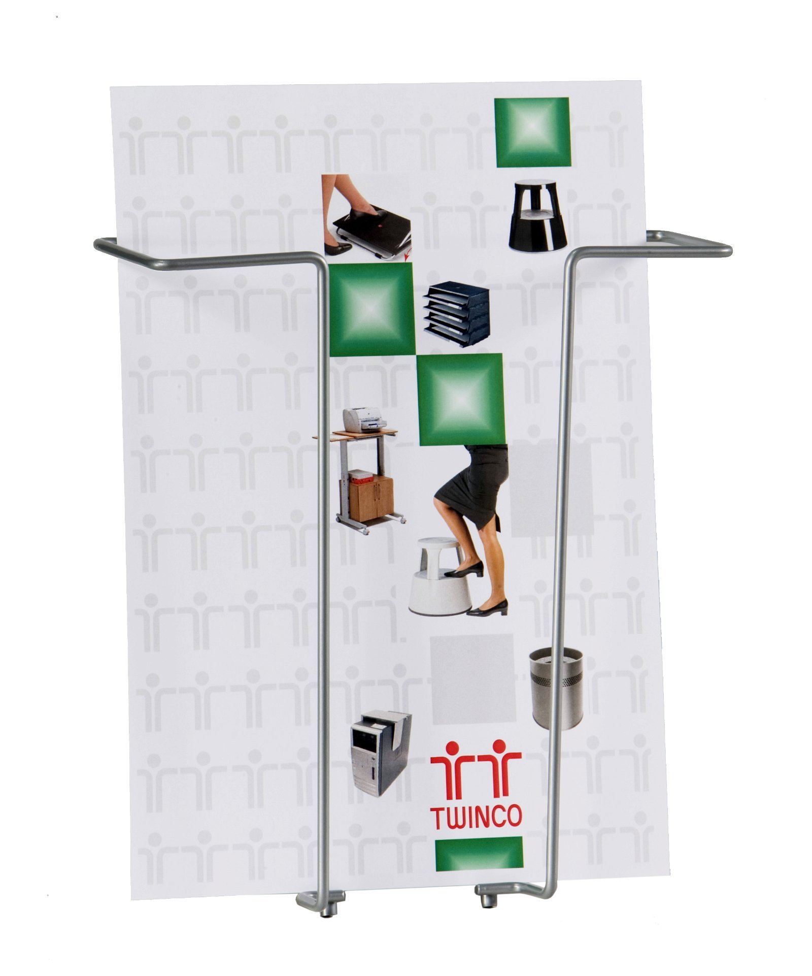 TWINCO Agenda vægbrochureholder med 1 fag i A4-størrelse