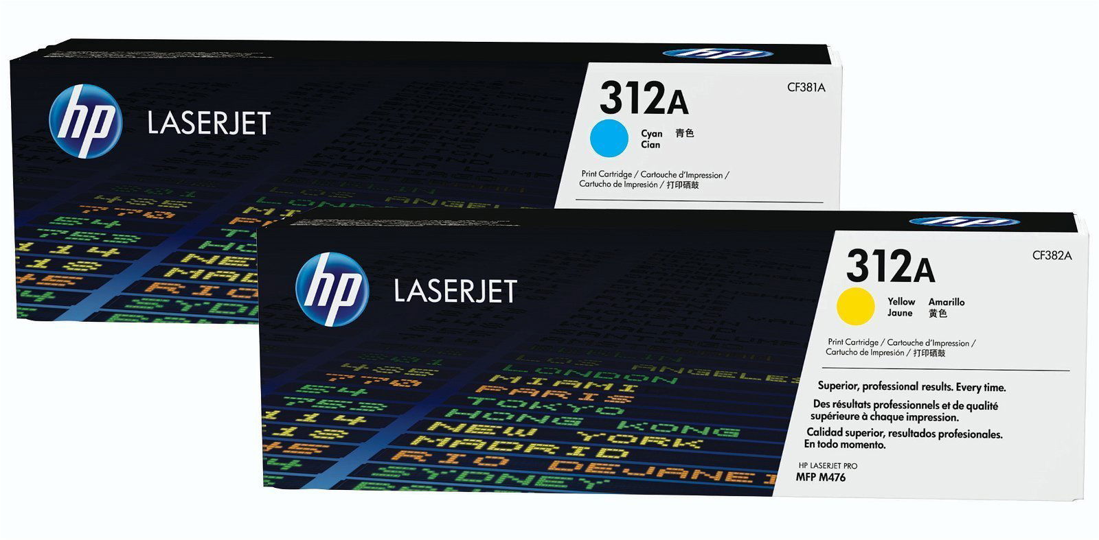 HP 312A CF381A Cyan Lasertoner, 2.700 sider