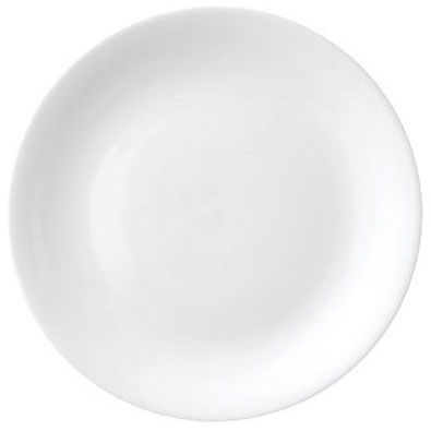 Classic porcelæn tallerken 26cm hvid 6stk