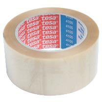 Tesa 4100 pakketape Præget PVC-folie 65 my klar