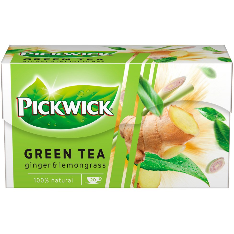 Pickwick te 20 stk Ingefær og lemon