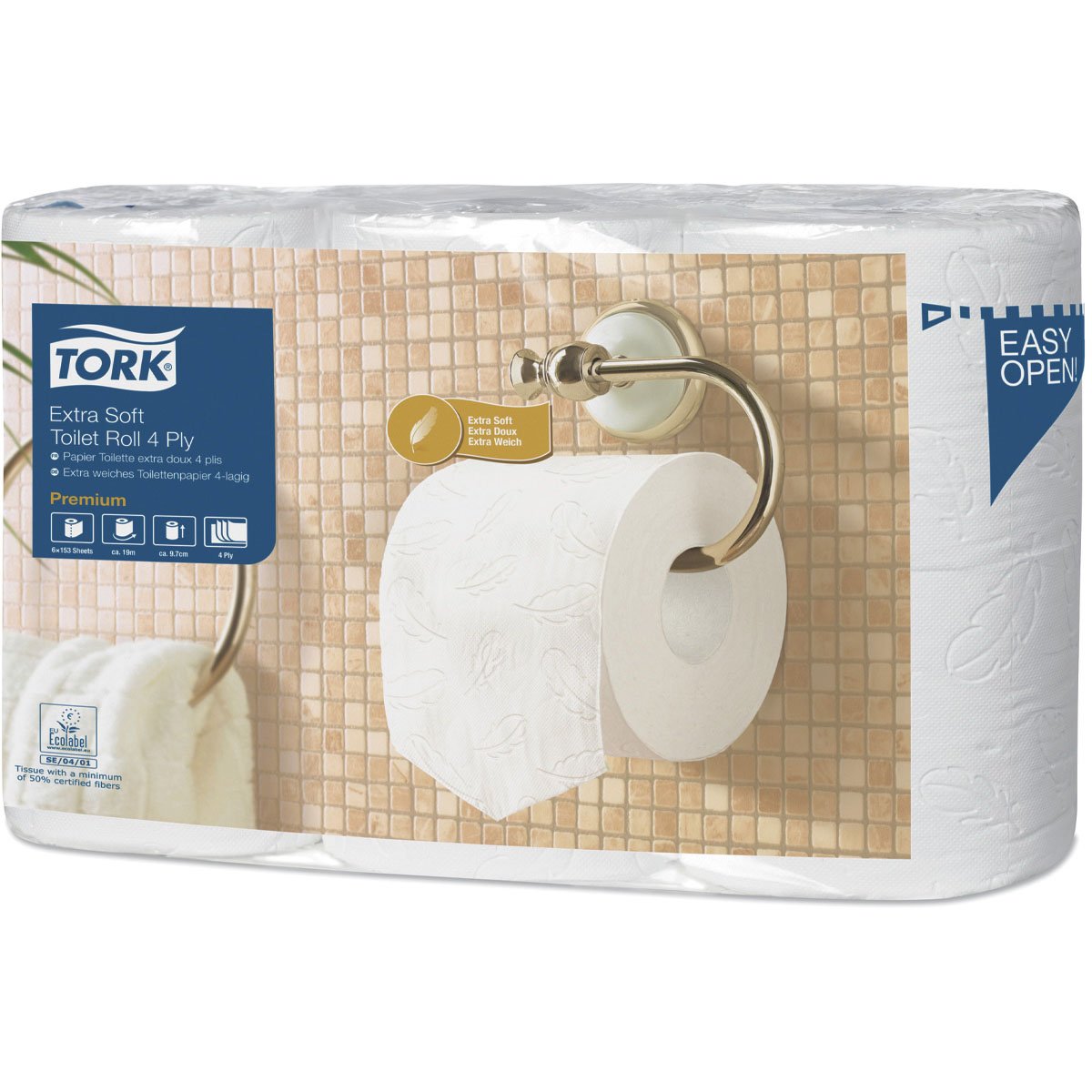 Tork Premium toiletpapir hvid 4Lag T4