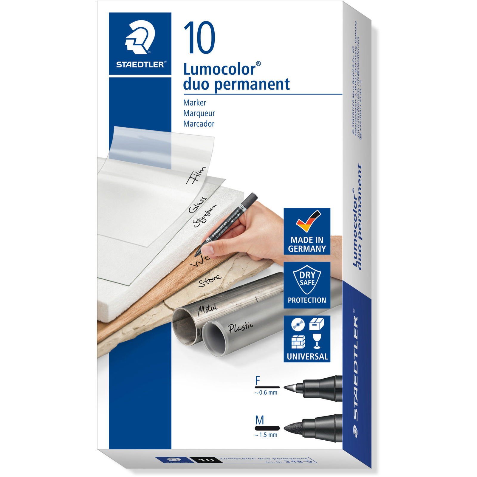 Staedtler Duo 348 marker sort