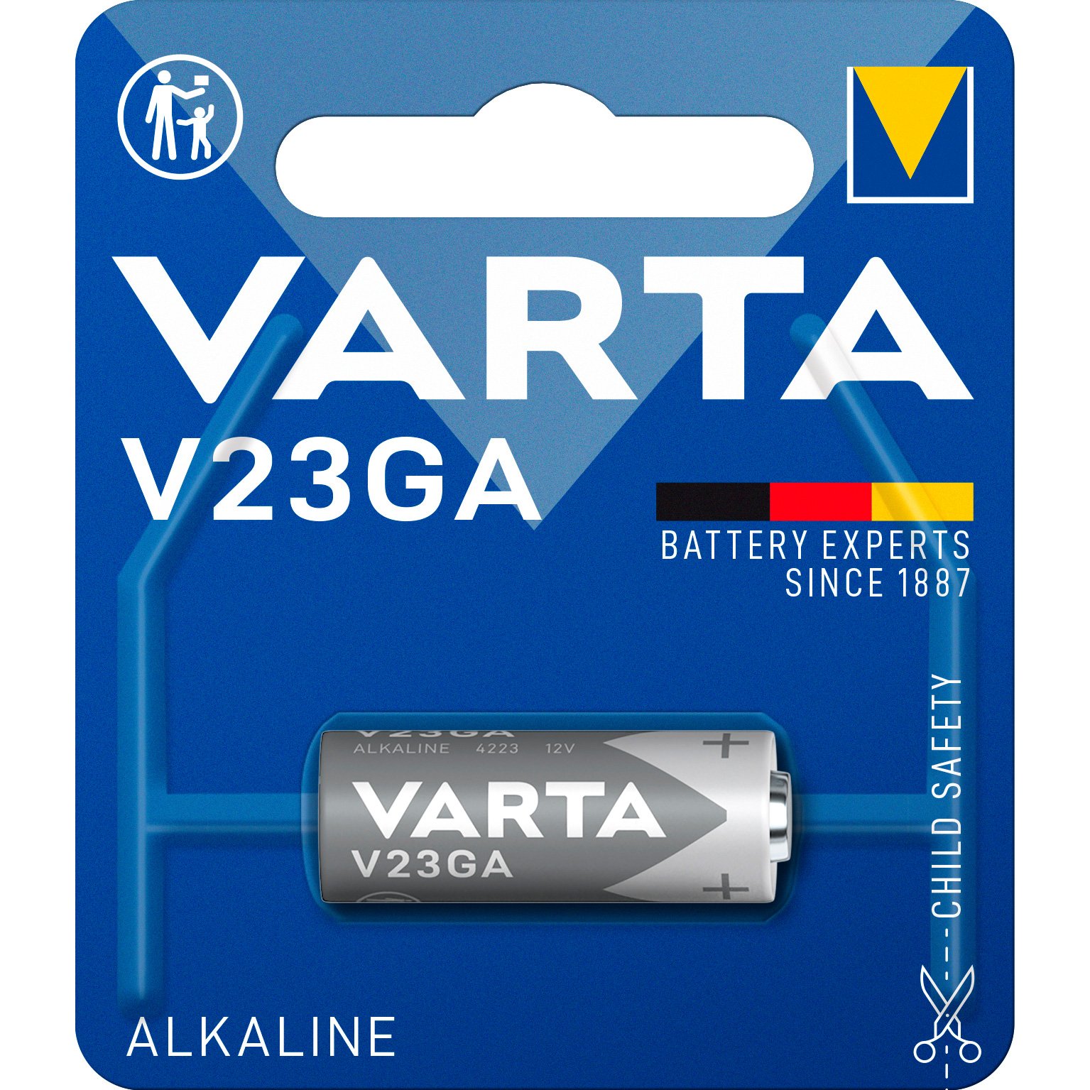 VARTA batteri V23GA/IEC: 3LR50 12 v 1 stk
